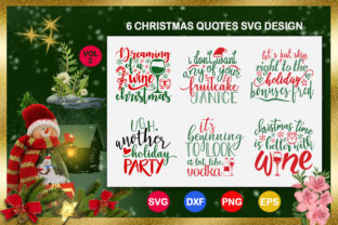 6 Christmas Quotes Bundle: Festive Graphics for Crafts