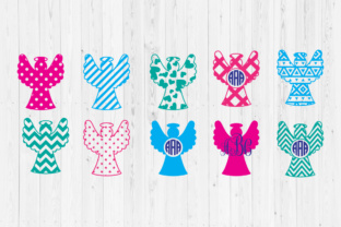 Christmas Angels Cut Files for Festive Crafts and Graphics
