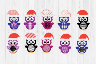 Christmas Owl Cut Files: A Festive Graphics Asset for Crafts