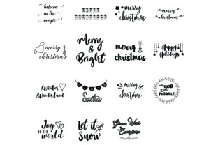 Christmas Sayings Quotes Bundle: A Festive Embroidery Must-Have