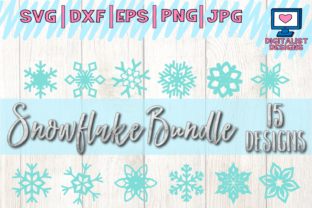 Christmas Snowflake Graphics for Creative Crafts