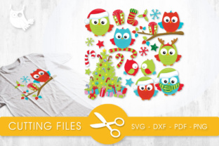 Christmas Tree Owls: A Charming Embroidery Design