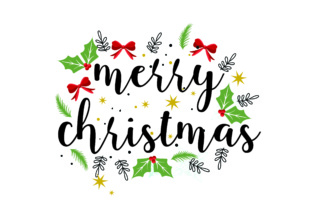 Merry Christmas Cut File: A Versatile Graphics Asset for Crafts