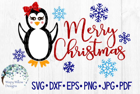 Merry Christmas Penguin: A Charming Addition to Your Crafts and Graphics
