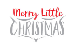 Merry Little Christmas: A Festive Graphics Asset for Crafts