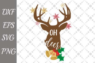 Oh Deer, Christmas Deer: A Festive Graphic for Local Crafts