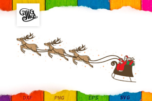 Reindeers and Santa for Christmas: A Crafts Graphics Gem
