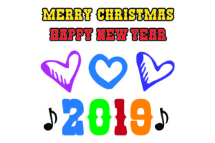 Review: Merry Christmas Happy New Year 2019 - 15 Elements for Graphics and Crafts