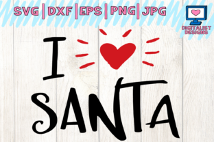 Santa Heart Winter Christmas: A Versatile Graphics Asset for Crafts