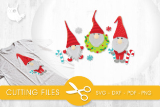 Winter Christmas Gnomes: A Charming Graphics Asset for Crafts